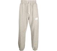 Palm Angels paint splatter track pants - Grey L
