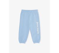 Palm Angels Palm Angels Logo-Print Cotton Jogging Bottoms 9-36 Months Celeste/Light Blue 24 Months