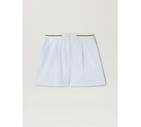 Palm Angels Palms Striped Boxer Shorts Light Blue - Womens - S