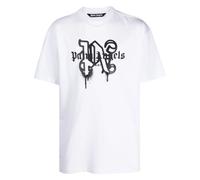 Palm Angels Paris monogram-print T-shirt - White XXS-XS-S-M-L-XL-XXL-3XL