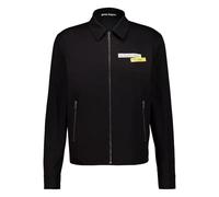 Palm Angels Pax Los Angeles Times News-print cotton jacket - Black 46-48-54