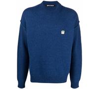 Palm Angels PXP logo-patch jumper - Blue L