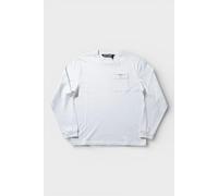 Palm Angels Regular Fit Long Sleeve Tee White - L