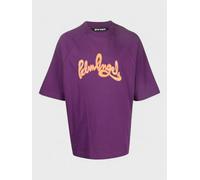 Palm Angels Seasonal Logo Raglan Over Tee Purple - S