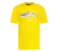 Palm Angels Shark Print T-Shirt Yellow - L