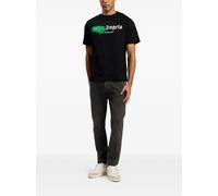 Palm Angels Spray City Los Angeles dripping logo T-shirt - Black XXS-XS-S