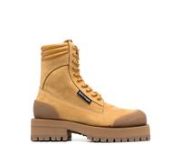 Palm Angels square-toe combat boots - Yellow 36-37-38