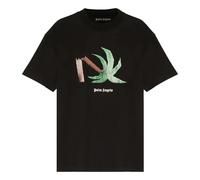 Palm Angels SS22 Broken Palm Classic T-Shirt 'Black Green' PMAA001S22JER0221055 M