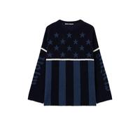Palm Angels Stars and Stripes sweater - Blue XS-S-M