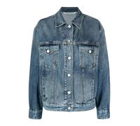 Palm Angels Sunrise Denim Jacket Cobalt Blue - Womens - M