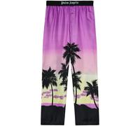 Palm Angels sunset-print straight trousers - Purple S-M-L