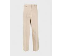 Palm Angels Tab Knit Pants Beige - Womens - XXS