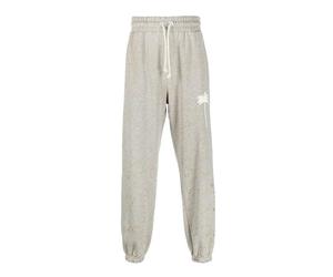 Palm Angels Unisex Adult Pxp Classic Painted Jogging Bottoms - Grey - M - Grey - 85% Cotton/8% Polyamide/7% Polyester