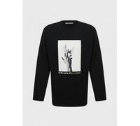 Palm Angels Wings Loose Tee Long Sleeve Black - XXS