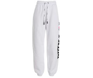 Palm Angels Womens I Love Pa Sweatpants White Cotton - Size Medium