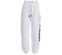 Palm Angels Womens I Love Pa Sweatpants White Cotton - Size X-Small