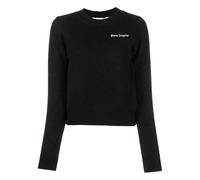 Palm Angels Womens/Ladies Classic Logo SweatshirtS Black SY3353
