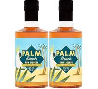 Palm Beach Pineapple & Salted Caramel Rum Liqueur, 20% abv, 50 cl (Pack of 2)