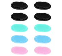 Palm Combs for Men Portable Pocket Brush Black Hand Combs for Head Massage Hair Styling Beard Grooming