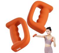 Palm FearS Fan - Adjustable Ergonomic D Grip Halpel Set Beginners Pilates Gym Points | Portable Neoprene DUMBBELLS Home Workout Training | Compact Dumbbells Without Slipping