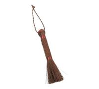 Palm Fiber Mini Broom - Manual Soil Cleaning Brush, Craft Tea Table, Handheld Plant Tool | Dust Brush for Coffee Bar, Care, Desk, Countertop, Home Garden, Potting Bench, Tray Decor