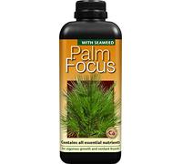 Palm Focus Concentrated Liquid Fertiliser, 1 litre - For Indoor and Outdoor Palms - Professional Grade Plant Food Concentrate with Kelp Seaweed Extract - Makes 200L Feed