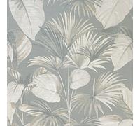 Palm Grove Wallpaper Arthouse Grey One Size