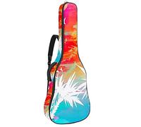 Palm Guitar Gig Bag Guitar Backpack with Adjustable Shoulder Strap Guitar Case for Under 42 Inch Bass Classical Folk Guitar