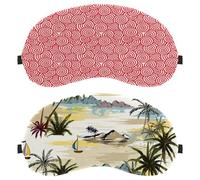 Palm Island Ship 2-Pack Light-Blocking Soft Breathable Eye Patch Sleeping Masks