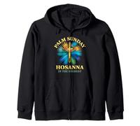 Palm Leaf Holy Week Palm Sunday Hosanna In the Highest Zip Hoodie