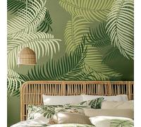 Palm Leaf Painting Large Stencil Template Leaf Wall Stencil 70cmX42cm Reusable Plastic Template Art Craft DIY Tropical Pattern for Painting Wall Floor Wood Fabric Furniture