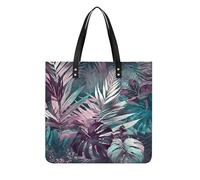 Palm Leaf Pattern Shoulder Bag Handbags Tote Bag