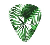 Palm Leaf Print,12 Pcs Guitar Pick,3 Different Thickness Plectrums for Acoustic Guitar Bass Ukulele (0.46mm 0.96mm 0.71mm)