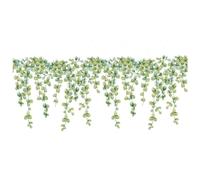 Palm Leaf Wall Decals Home Decoration Gift Green Plant Vine Wall Stickers Eucalyptus Leaves Decal Self-Adhesive Mural Art