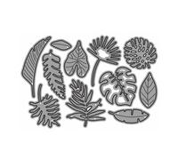 Palm Leaves Die Cuts for Card Making, Leaf Metal Cutting Dies for Paper Scrapbooking, DIY Stencils for Album Party Wedding Festivals Decoration