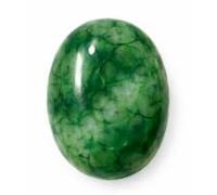 Palm Moss Agate Stone, Worry Stones, Natural Oval Worry Stone, Natural Stone Oval for Balancing Reiki, Therapy, Meditation (Moss Agate, 70-80g)