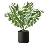 Palm Paradise Lamp, 18" LED Light Realistic Artificial Palm Tree Lamp, USB Powered Led Tree for Home Bedroom Decor