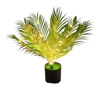 Palm Paradise Lamp, 18" LED Light Realistic Artificial Palm Tree Lamp, USB Powered Led Tree For Home Bedroom Decor, Lamps