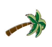 Palm Pin Badge Button Miniblings Brooch Vacations Caribbean Summer Tropical Tree