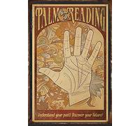 Palm Reading,Understand Your Past!Disover Your Futuare! Funny Novelty Signwall Decor For Home Gate Garden Bars Restaurants Cafoffice Store Pubs Club Funny Vintage Metal Sign Poster 8X12 Inches