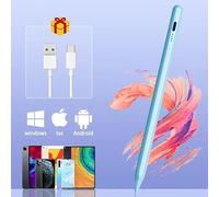 Palm Rejection Stylus Pen for iOS Android Tablet Mobile Phone Universal Screen Touch Pen for iPhone Xiaomi Huawei iPad Pencil (Sky Blue)