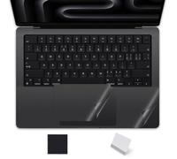 Palm Rest Cover Compatible with 2023 MacBook Pro 14 Inch M3 Chip A2992 Trackpad Protector Touch Pad Cover Skin for 2023 Apple MacBook Pro 14 Inch M3 Chip A2992 Touchpad Cover Accessories (Black)