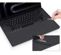 Palm Rest Cover Skin Compatible with Apple 2023 MacBook Pro 16 Inch M3 Pro Max chip A2991,MacBook Pro Laptop with M3 Pro/Max chip TrackPad Protector Skin Wrist Rest Protective Decals - Space Black