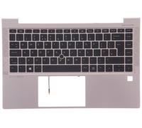 Palm rest with keyboard HP EliteBook 845 G8 UK A