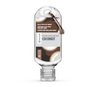 Palm Safe Coconut 60ml Anti Bacterial Premium Hand Sanitiser Travel Size Refillable Clip Bottle Quick Drying Non Sticky Extra Moisturising Kills 99.9% of Viruses and Bacteria