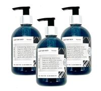 Palm Safe Scottish Mist 300ml x 3 Luxury Hand Wash Soothing Hand Cleanser Hydrates Sensitive or Irritated Skin 300ml Pump Bottle with Natural Bioactives to Nourish and Moisturise Vegan-friendly