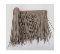 Palm Simulation Thatch Palm Thatch Roll Artificial Thatch Tile Plastic PE Straw Roof Decoration Flame Retardant 0.5m X 1m for Tiki Bar Garden Patio Gazebos(Yellow f,0.5x4m/1.64X13.1ft)