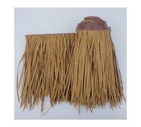 Palm Simulation Thatch Tile Artificial Fake Grass Flame Retardant Plastic Palm Thatch Roll Roof Decoration Environmental Protection No Maintenance - Shipped in Rolls(Yellow c,0.5x1m/1.64X3.28ft)