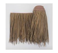 Palm Simulation Thatch Tile Artificial Fake Grass Flame Retardant Plastic Palm Thatch Roll Roof Decoration Environmental Protection No Maintenance - Shipped in Rolls(Yellow g,0.5x30m/1.64X98.4ft)