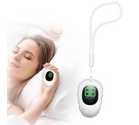 Palm Sleep Massage, Portable Natural Sleep Aid Device, Hand-Held Nighttime Relaxation Tool, Compact Sleep Device with Display, 2 Modes, Physical Sleep Helper for Insomnia and Nighttime Use (A)